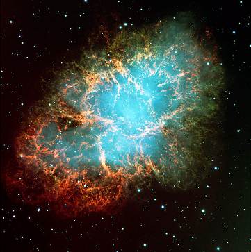 Uma explosão de supernova.