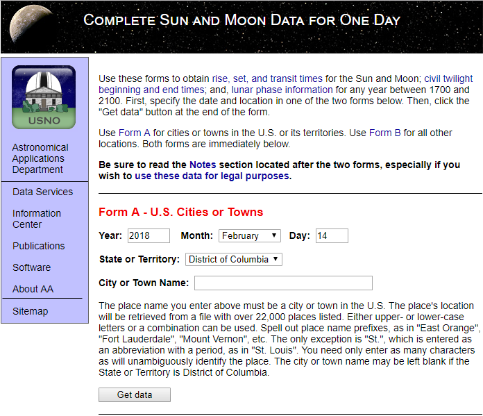 A screen shot of the website is shown.