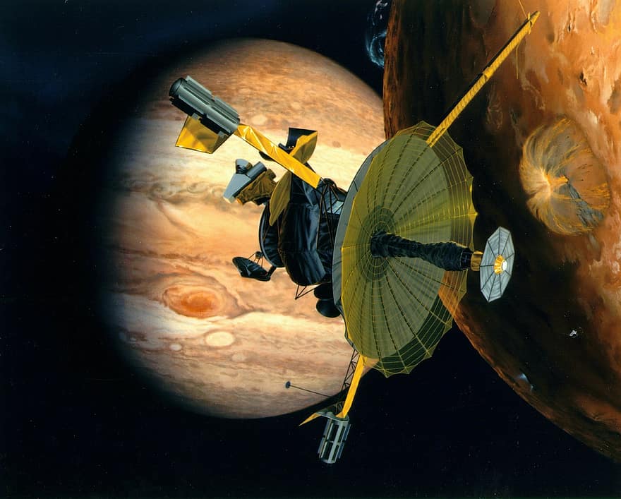 The Galileo probe dropped the first atmospheric probe into one of the Jovian planets, Jupiter. https:/www.pikist.com/free-photo-xlgpm; 