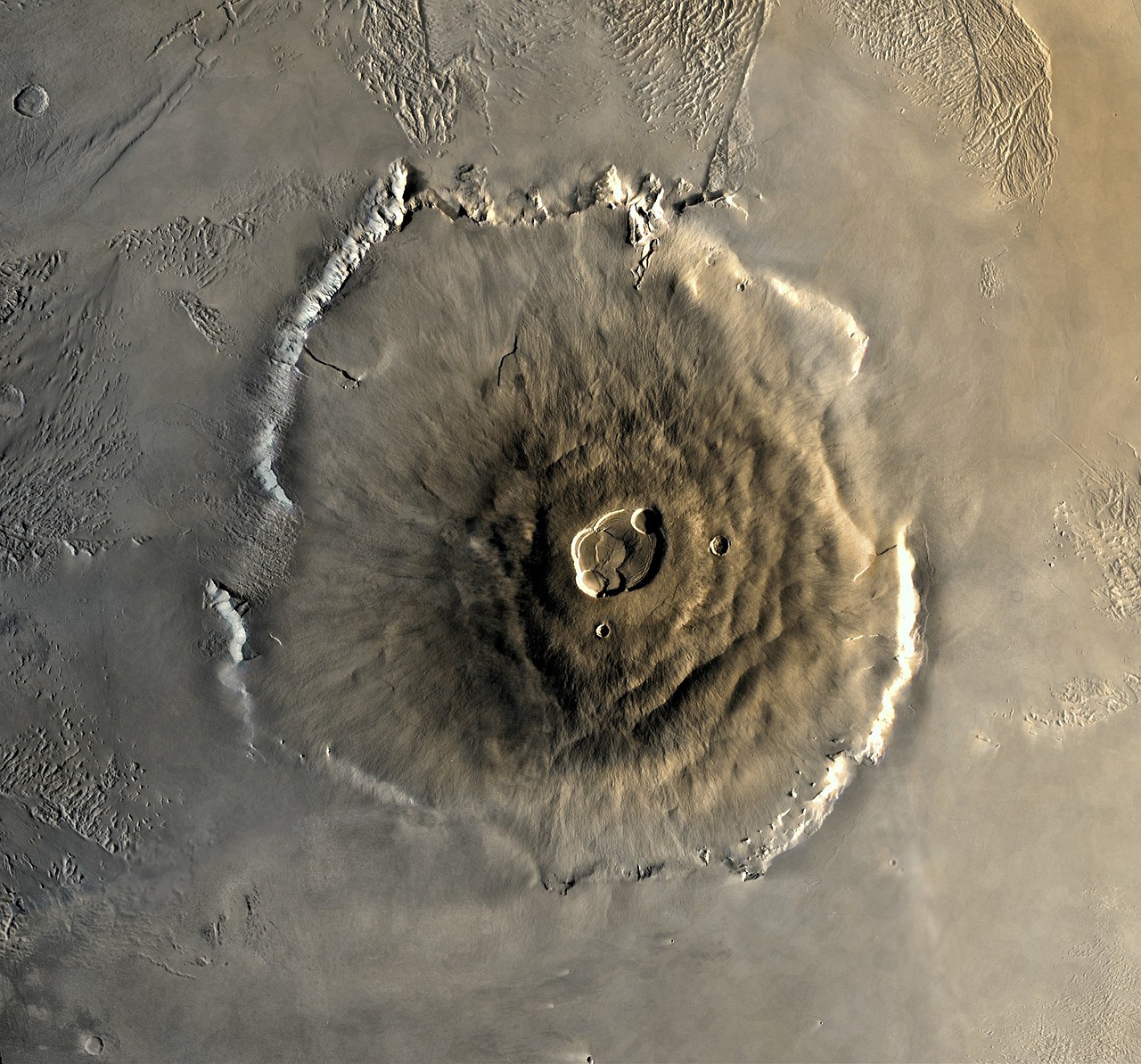 Olympus Mons. https:/www.needpix.com/photo/8174/mars-planet-olympus-mons-volcano-mountain-highest-mountains-space-space-travel; 