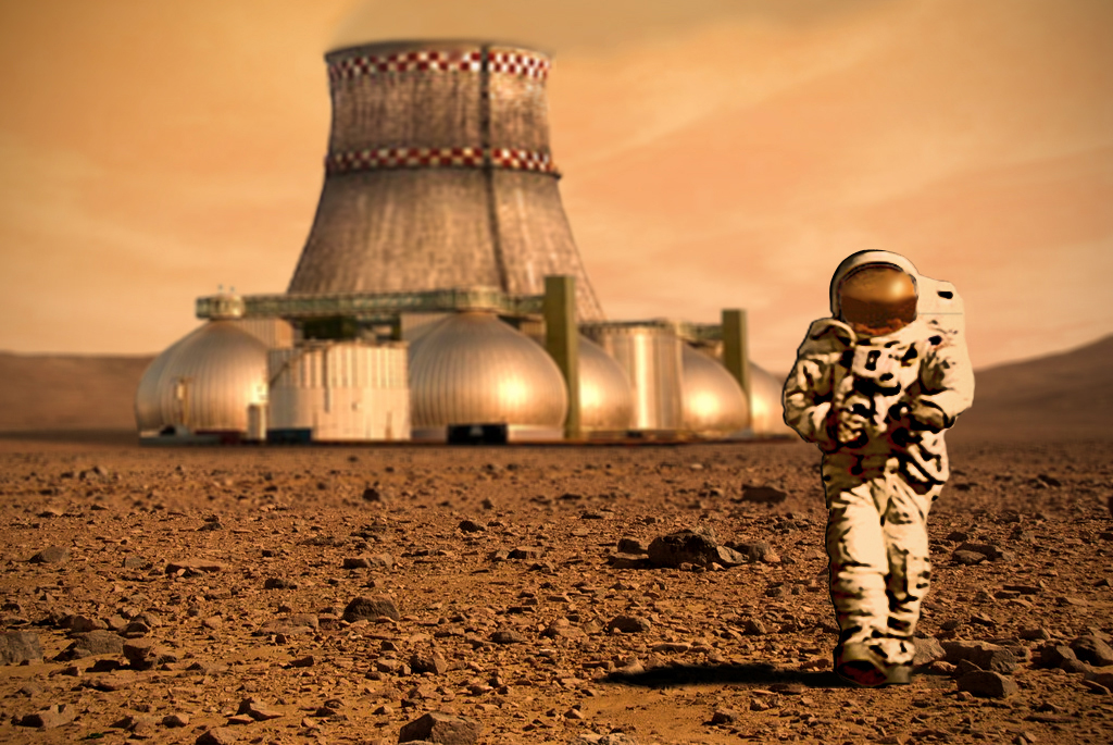 Humans may soon travel to Mars. https:/commons.wikimedia.org/wiki/File:Terraforming_of_Mars.jpg; 