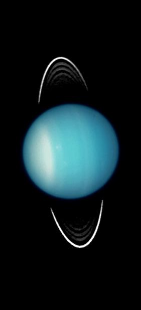 Uranus with its rings. https:/commons.wikimedia.org/wiki/File:Uranus_with_Rings.jpg; 