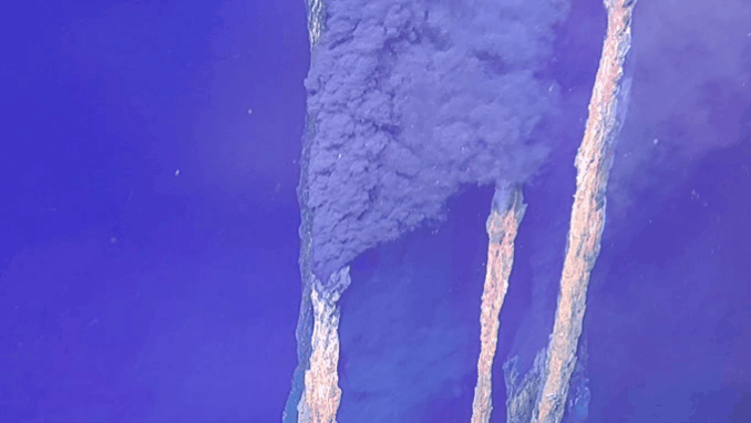 Perhaps life began at deep sea hydrothermal vents. https://commons.wikimedia.org/wiki/File:Beebe_Vents.gif