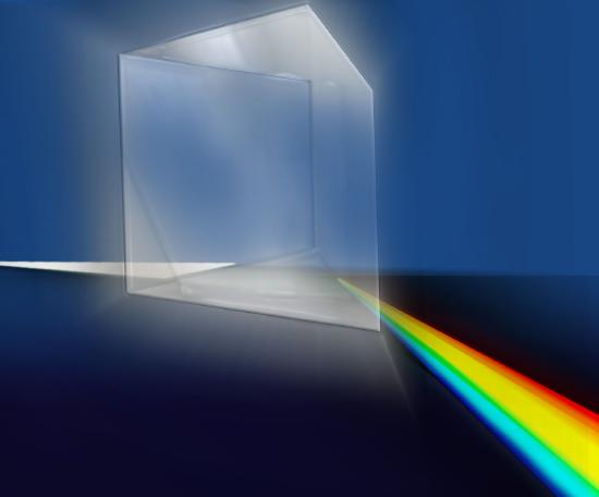 Prism and simple spectrograph.