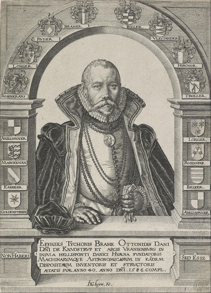 Image of an artist's rendition of Danish Astronomer Tychos Brahe.