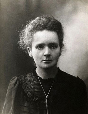 Uma fotografia de Marie Curie