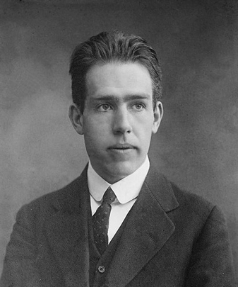 Uma fotografia de Niels Bohr