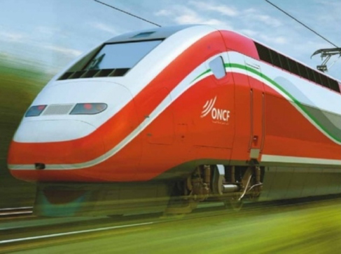 Photo d'un train à grande vitesse TGV