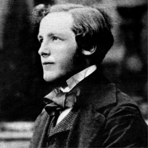 Photograph of James Clerk Maxwell.