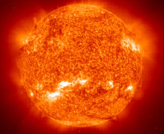 A picture of the sun.